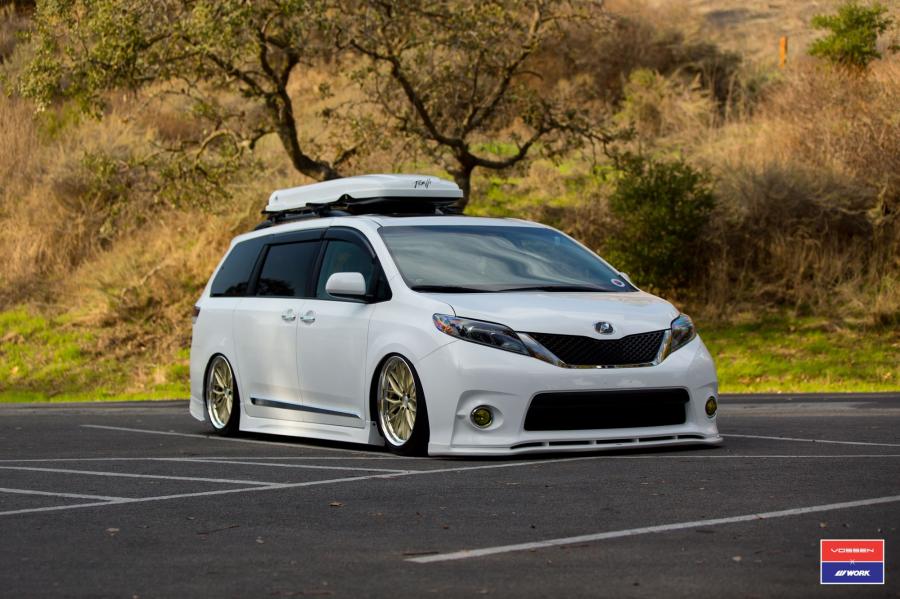Toyota Sienna X Work on Vossen Wheels (VWS-2) '2017